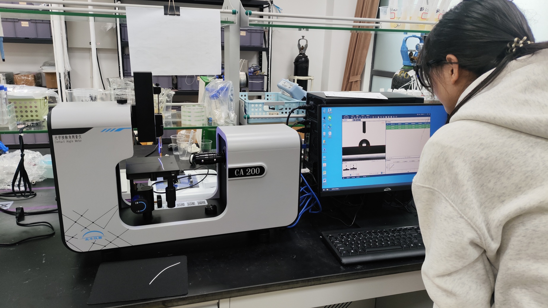 清研膜業“教授嚴選” | CA200科研型接觸角測量儀成功交